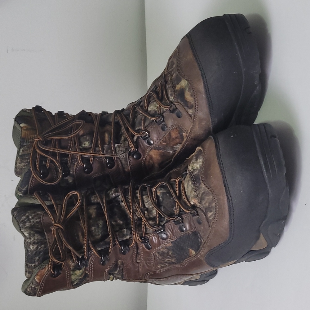 CABELAS CAMO BROWN LEATHER DRY PLUS THINSULATE 12W